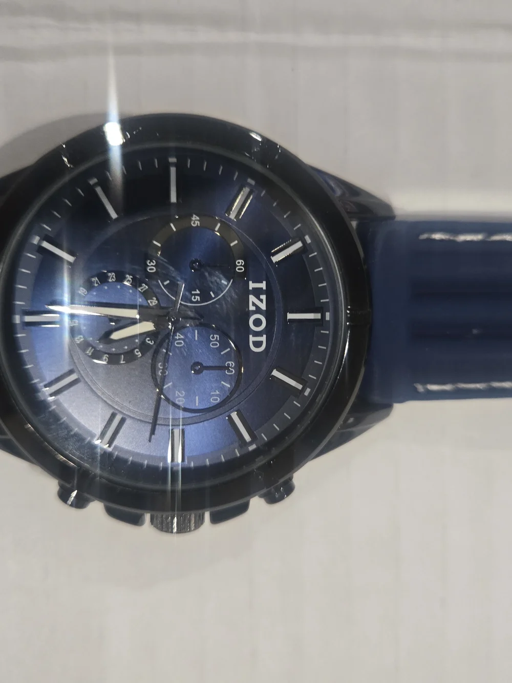 IZOD Men's Blue Chronograph Watch